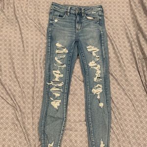American Eagle ripped jeans